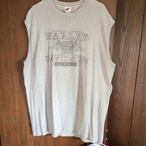Harley-Davidson Light Gray Sleeveless Tee